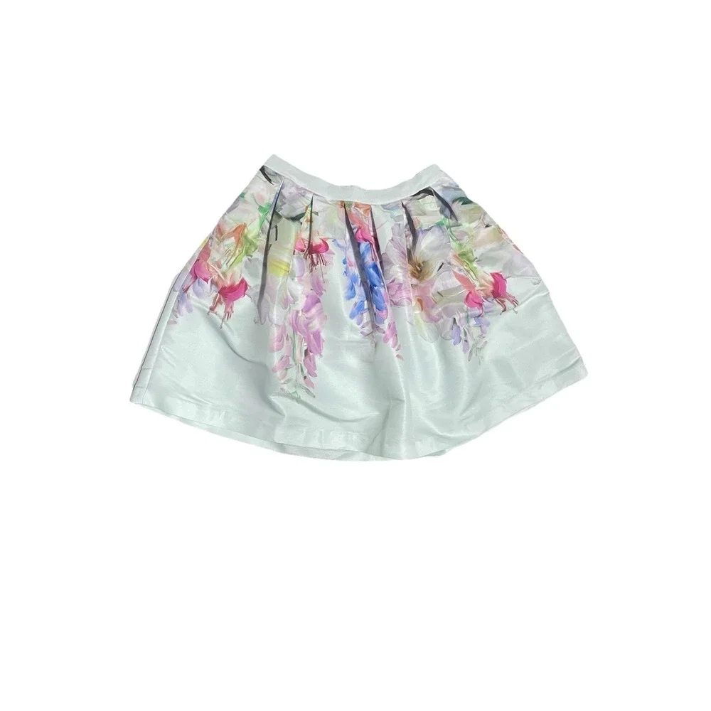 Ted Baker‎ London Hanging Garden Full Mini Skirt  US L/10 Romantic Party Spring